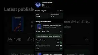 Youtube channel growth 📈