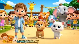 Happy Morning Song for Kids 🎵 Cute Animals Music Fun | 3D Cartoon