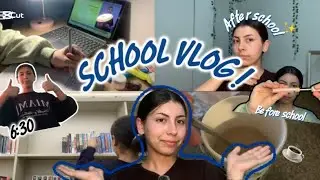 School Vlog 📚🛏️🏡🎨🚌