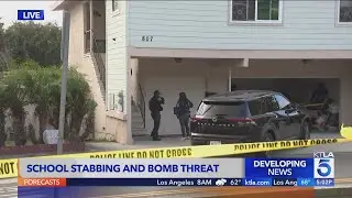 Former student stabs 3 staff members at Torrance school