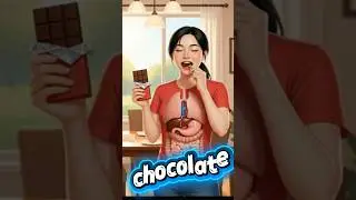 when you eat #Chocolate# inside the human body 🍫|3D#digestion ✌️