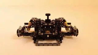 Lego Technic Height Adjustable Rear Suspension for 1:8 Hypercar