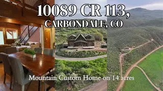 Mountain Log Home for Sale near Carbondale, Colorado