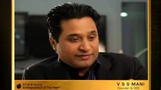 VSS Mani - The Master Film Ernst & Young Entrepreneurship Award
