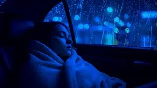 Rainy Night Car Ride Sounds 🌧️ Relaxing Rain for Deep Sleep & Anxiety Relief