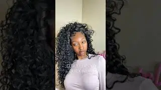 watch me do a CURLY FLIP OVER QUICKWEAVE #flipoverquickweave #curlyhair #quickweave #hairstyle