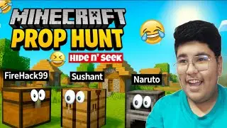 Minecraft Funniest Prop Hunt in Mantra SMP 🤣 | Hide & Seek Challenge!