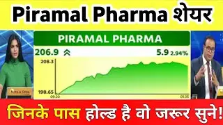 Piramal pharma share news today | Piramal pharma Latest News | Piramal Pharma share target, Analysis
