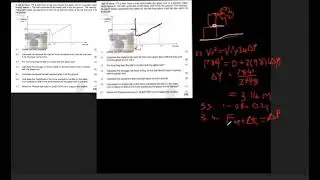 Vertical, projectile motion problem solving.