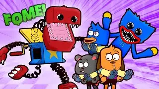 Dogo e Ratch em Project Playtime contra Boxy Boo e Huggy Wuggy | Animação