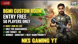 BGMI ROOM MATCH 🔴 Entry FREE | Telugu Custom Room LIVE | 30 Jan 2026 | NKS GAMING YT
