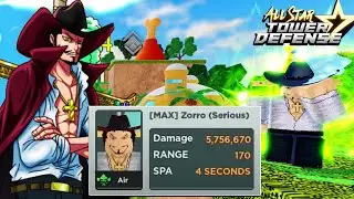 ИМБА 😱 6* Zorro Mihawk - All Star Tower Defense Roblox