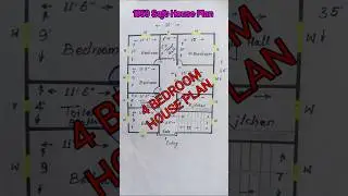 🏠 The Best 4 BHK House Plan For Your Family