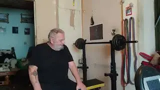 Strongman Over 60 / bench press day 4 of 56 #over60fitness #strongman #motivation