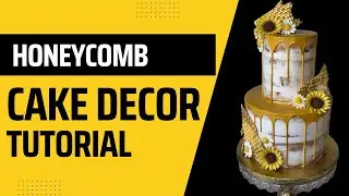 Honeycomb Tutorial for cake decorating | Warning! Trypophobia!