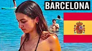 Beach Walk tour - Barcelona Spain - Barceloneta Beach 2022