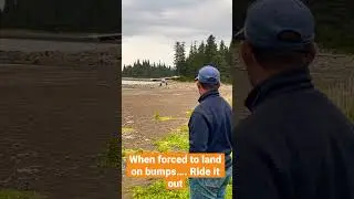 Ak maule M6 | landing on bumps.. or bumpy landing..