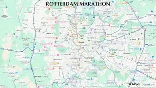 Rotterdam Marathon Corse Map