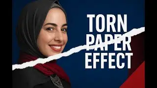 Creative Torn Paper Effect in Photoshop | [Sida Warqad Jeexan Ookale Wejigaga Loogu Sameyo].