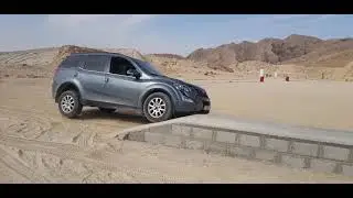 Mahindra XUV500 Offroad Test at XQuarry Sharjah UAE V05 - Inclined Ramp