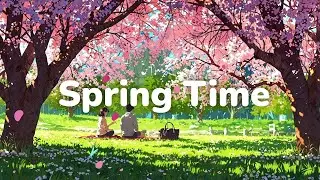 🌿 De-stress Together | Calming Spring Lofi Beats for Study Nirvana 🌸✨