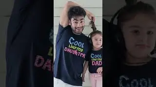 papa bati same matching beautiful dresses 🥰💕, #subscribe #short