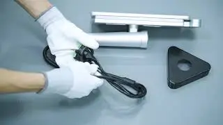 Wi-Fi Automatic Face Recognition Temperature Measurement Scanner Kiosk (install video）