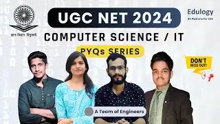UGC NET Previous Year Questions | Computer Science / IT #edulogy #ugcnetcomputerscience