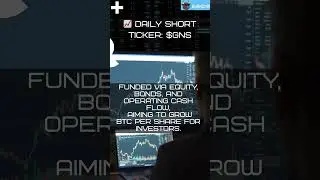 📈 $GNS: 10,000 BTC Treasury Plan!? | Daily Short