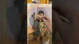 Изучение модели спустя годы ￼&hellip; потому что практика не должна прекращаться #artvlog #oilpainting