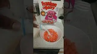 trying frankenberry cereal #generalmills, #rating