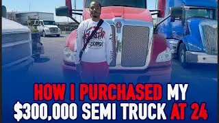 BUYING MY FIRST SEMI AT 24! (TRUCK REVEAL/ WALKAROUND