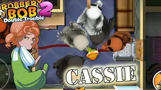 Use Cassie Costume Vs Mario Ghost Gameplay Perfect All Levels - Robbery Bob 2 - Part 20