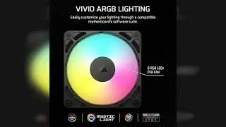 Review: CORSAIR RS120 ARGB 120mm PWM Fans &ndash; Daisy-Chain Connection &ndash; Low-Noise &ndash; Magnetic Dome...