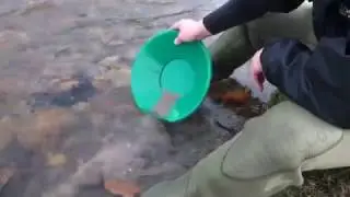 Gold panning in Scotland Wenlockhead