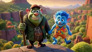Five Little Trolls Cross the Bridge | Fun Counting Song for Kids | Nursery Rhymes and Baby Songs