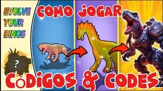 ⚠️3 NOVOS ⚠️ C&Oacute;DIGOS EVOLU&Ccedil;&Atilde;O DO DINOSSAURO &bull; ROBLOX &bull; DINOSAUR EVOLUTION CODES &bull; GAMEPLAY &bull;