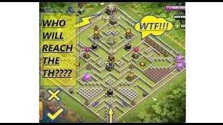 WTF! ALL TROOPS VS PUZZLE BASE / CLASH OF CLANS PRIVATE SERVER / MAZE BASE / MAX LEVELS
