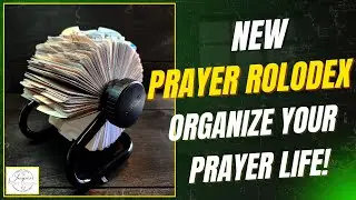 Organize your prayer life with prayer cards on a traditional rolodex!