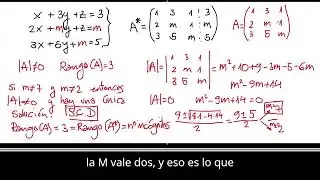 2&ordm;BACH TEOREMA ROUCHE-FROBENIUS (CASO 1)