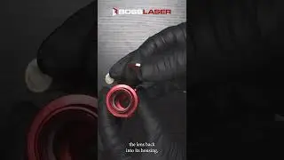 How To Quickly Clean The Focal Lens #short  #bosslaser #lasercutting #lasersource #diy #co2laser
