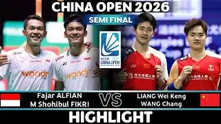 SUPER RALLY‼️Fajar ALFIAN /M Shohibul FIKRI vs LIANG Wei Keng/WANG Chang | China Open 2026 Badminton