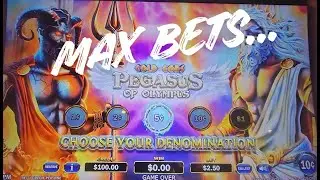 MAX BET session with the MRS.....GOLD of the GODS... @ThatSlotGuy #casino #pokies #slots
