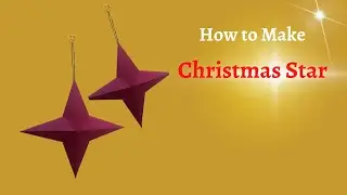 Christmas Star  | Gifts | Handmade Items | DIY | Paper made Star