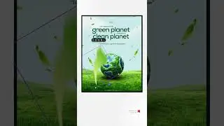 Earth Day Instagram Post Design on Canva, Design Tutorial, Graphic Design #socialmediamarketing