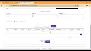 Indent Creation and Estimate upload in new KPPP website.