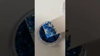 Синий глиттер для мыловарения и творчества