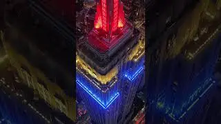 Empire State Building From Above &mdash; Unreal Drone Shot! #shorts