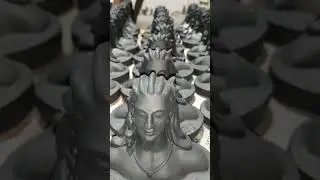 Har har mahadev adi Yogi #making #clay artwork viralvideo short please subscribe my channel