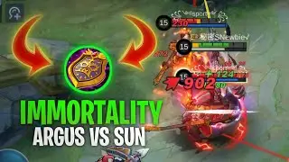 REVAMP ARGUS VS SUN!! + Use Immortal Item | Mobile Legends